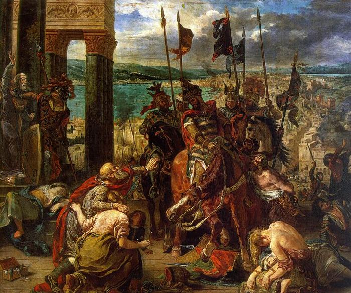 Eugene Delacroix The Entry of the Crusaders into Constantinople